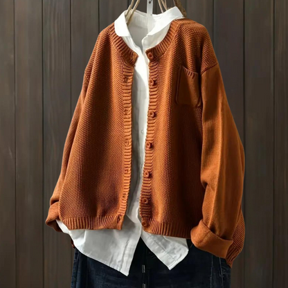 Elegance Cardigan Met Knopen - Dames vest