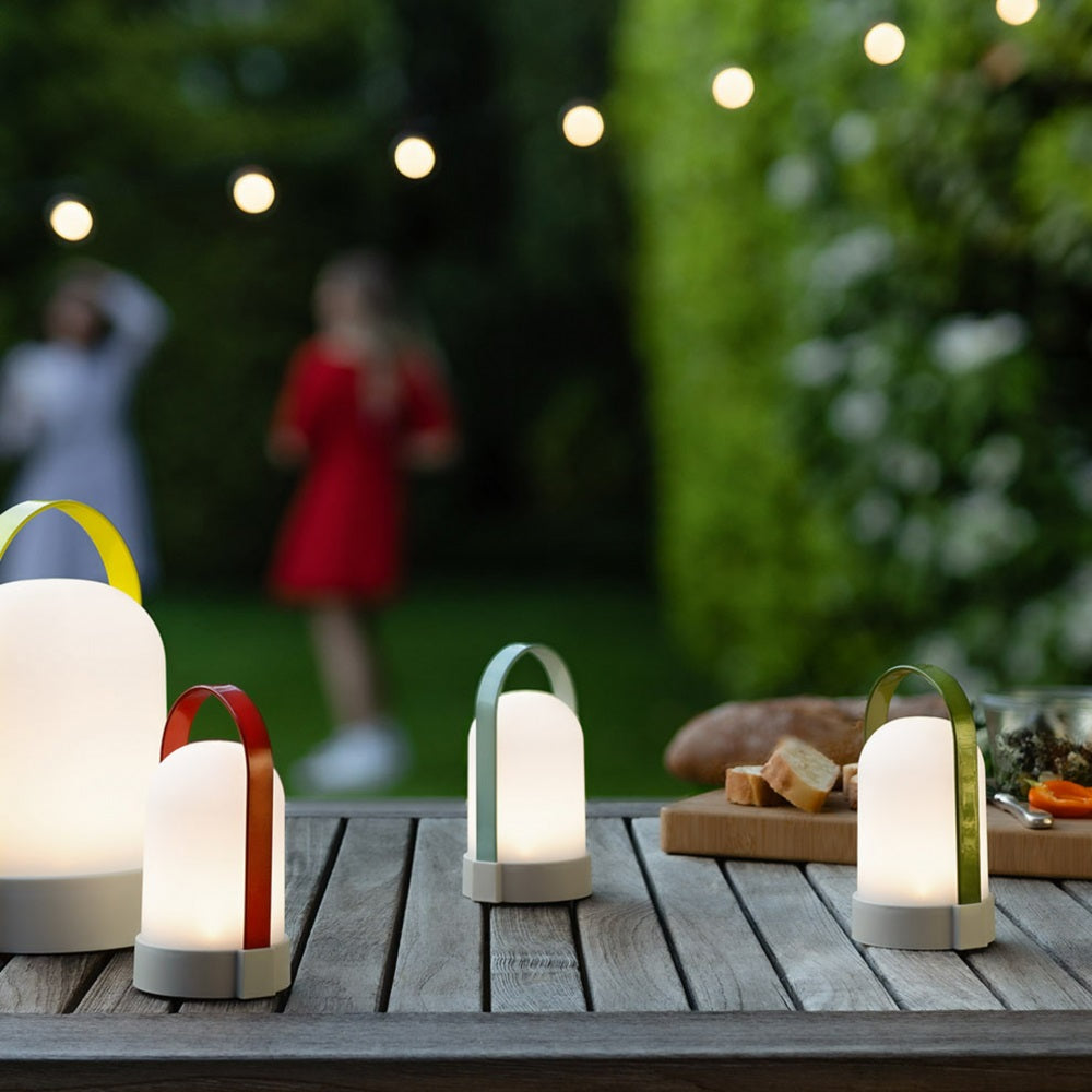 FlexiGlow Lamp - Dimbare Tafellamp - Handvat - Perfect voor Tuin en Terras