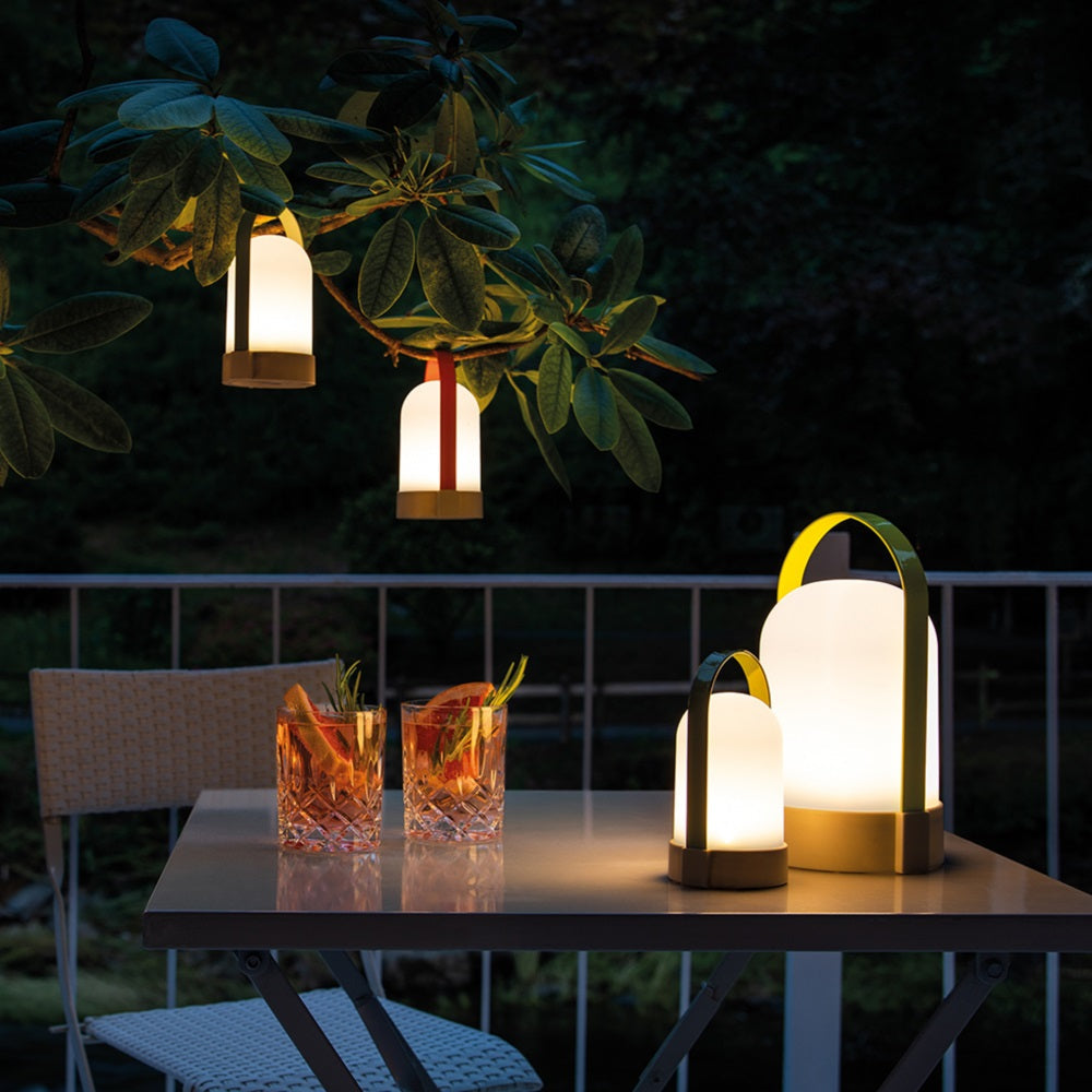 FlexiGlow Lamp - Dimbare Tafellamp - Handvat - Perfect voor Tuin en Terras