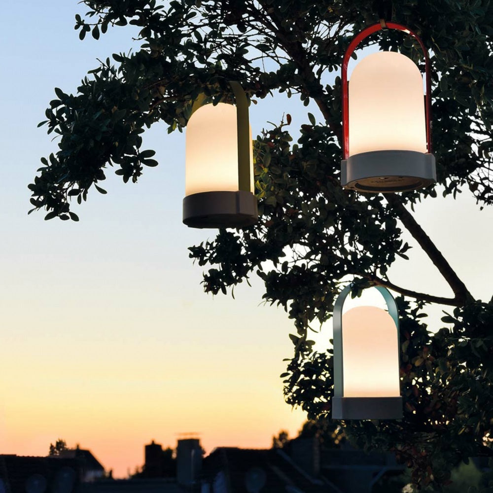 FlexiGlow Lamp - Dimbare Tafellamp - Handvat - Perfect voor Tuin en Terras