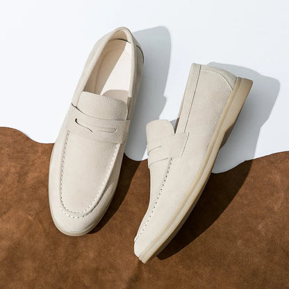 Zachte suede Loafers - Luxe en Moderne Heren Instappers