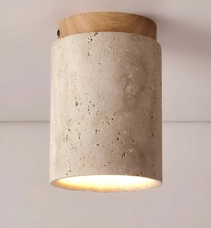 Japanse Plafondlamp - Ronde Wabi Sabi Lamp