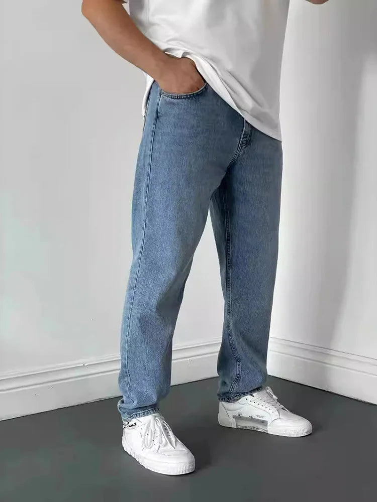 Casual mannen Spijkerbroek - Baggy heren Jeans