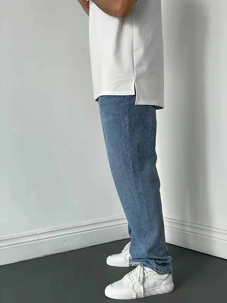 Casual mannen Spijkerbroek - Baggy heren Jeans