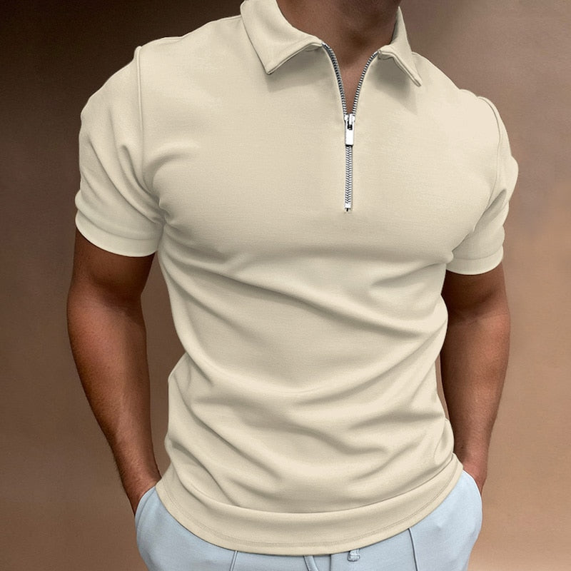 ZipPolo - Stijlvolle Polo met Rits - Net Design - Comfortabel en Trendy