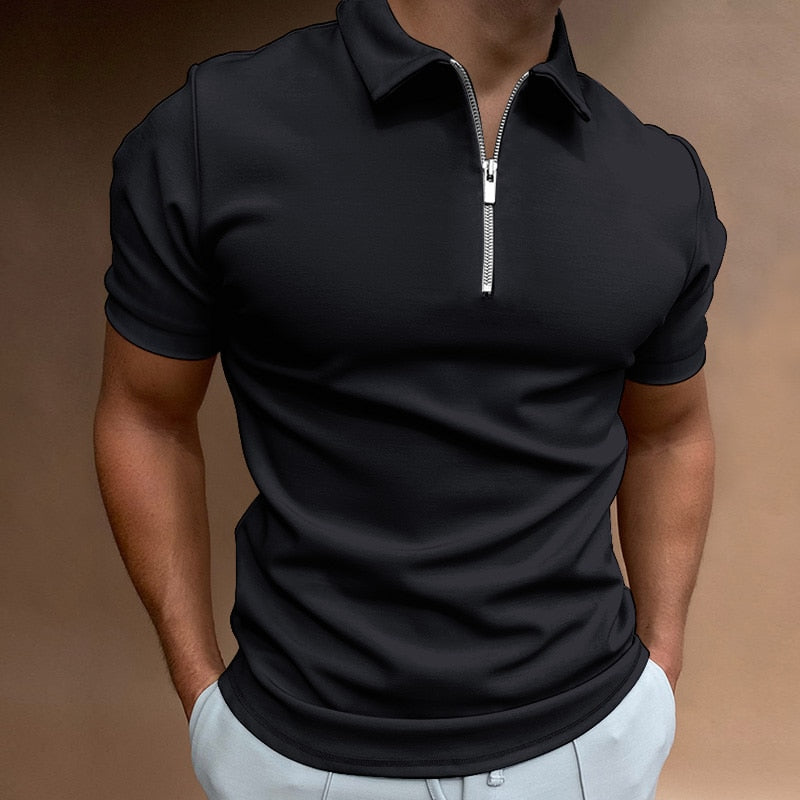 ZipPolo - Stijlvolle Polo met Rits - Net Design - Comfortabel en Trendy