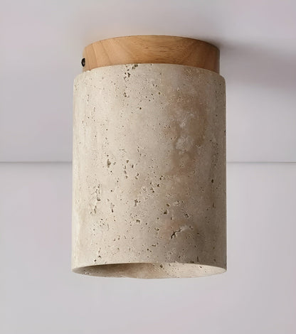 Japanse Plafondlamp - Ronde Wabi Sabi Lamp