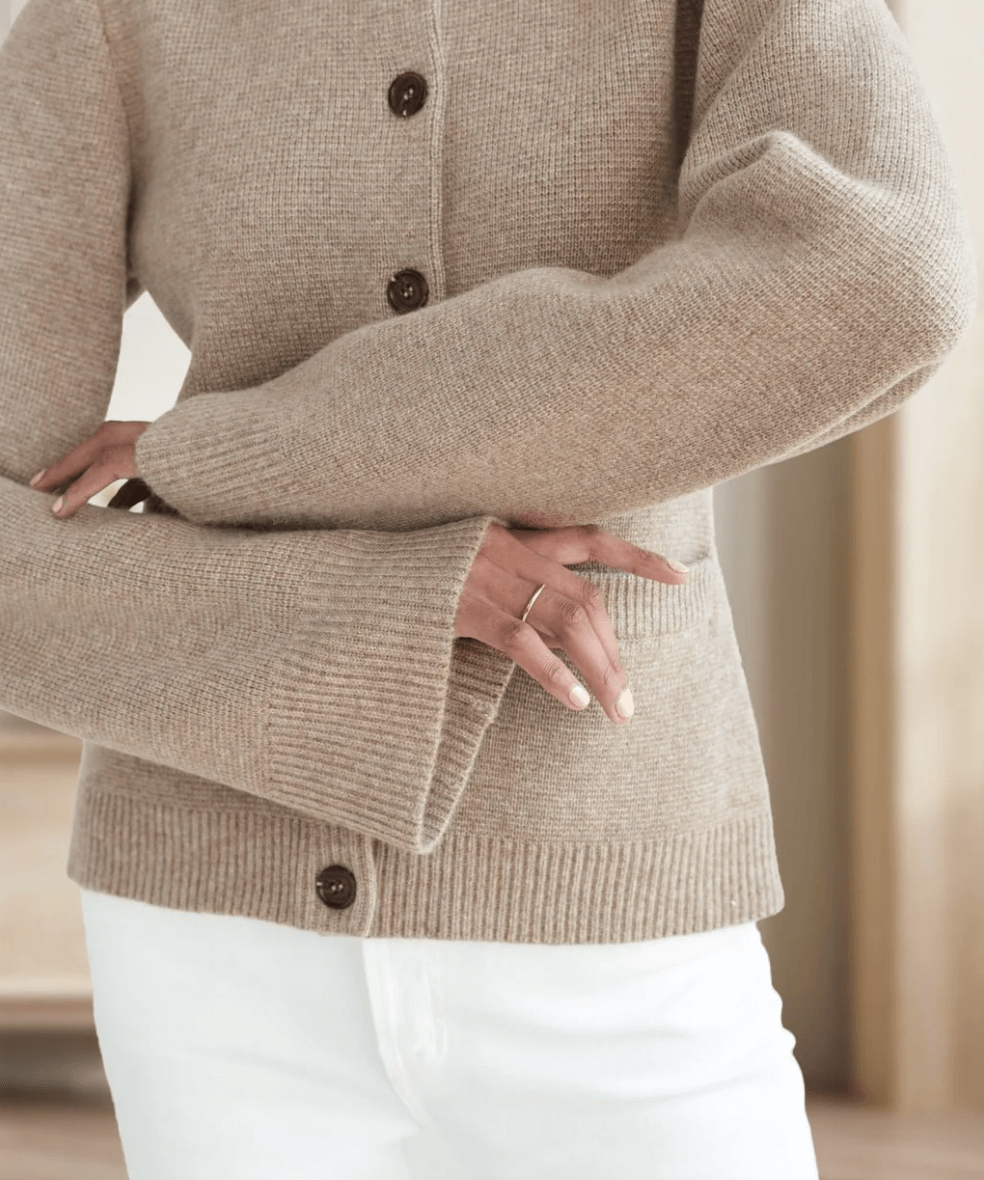 Notries vest - Herfst Cardigan – Stijlvol Met Wijde Mouw