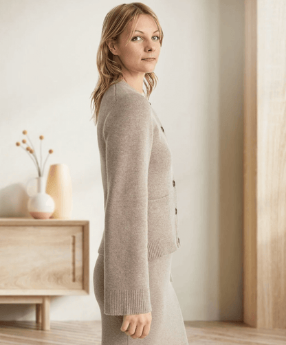 Notries vest - Herfst Cardigan – Stijlvol Met Wijde Mouw