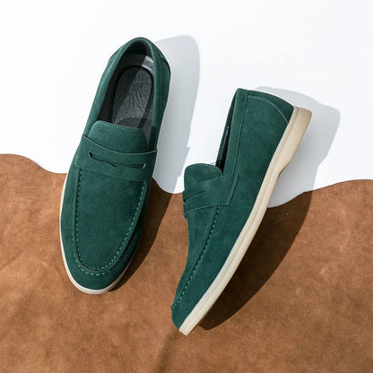 Zachte suede Loafers - Luxe en Moderne Heren Instappers