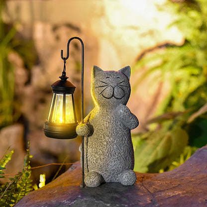 CatGlow Tuinlamp - Charmante Staande Kat Verlichting voor Buiten