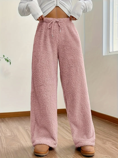 Teddy Wijde Broek - Comfy en warm voor winter