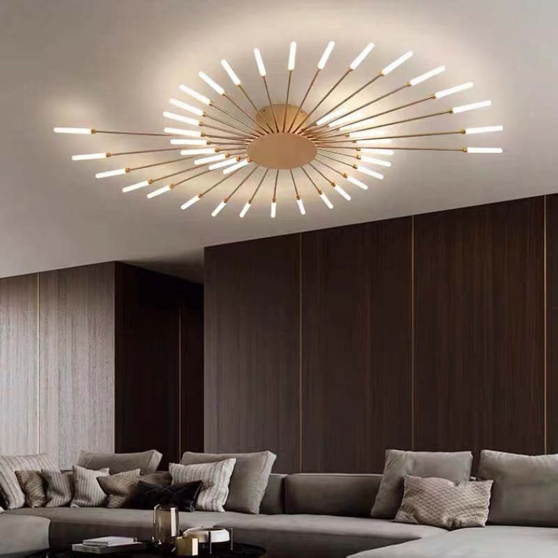 Luxe LED Plafondlampen - Elegante Spiraal Woon/slaapkamer Lamp