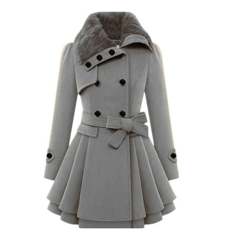 Trendy Winterjas Dames - Wollen en dik materiaal