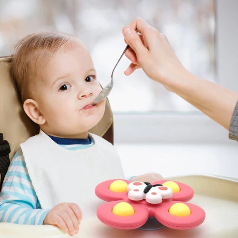 Baby Speelgoed Spinner - Roterend Met Geluiden 3st