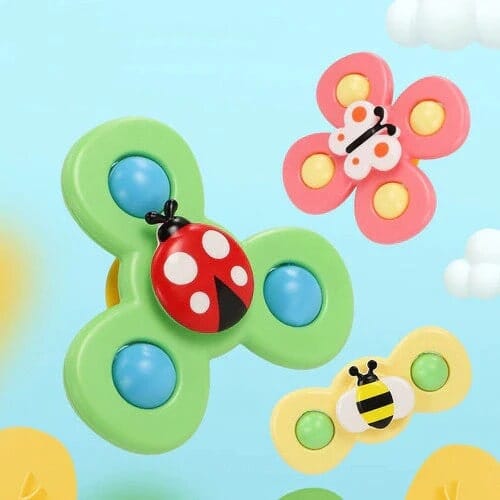 Baby Speelgoed Spinner - Roterend Met Geluiden 3st