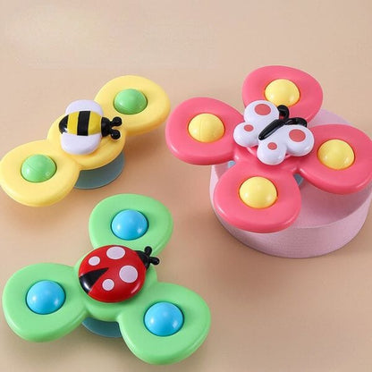 Baby Speelgoed Spinner - Roterend Met Geluiden 3st