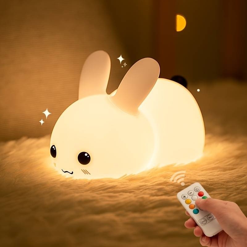 Bunny Glow Nachtlamp - Konijn lamp - kalmerende kinder lamp