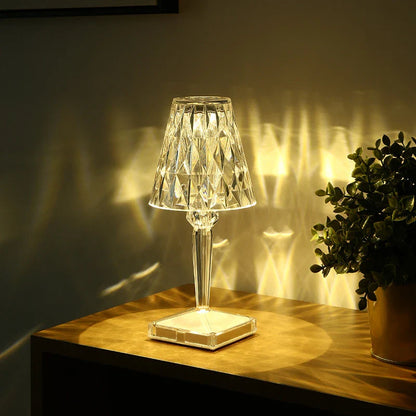 GlamCrystal Lamp - Chique Tafellamp - Kristallen Design - Luxe en Elegant