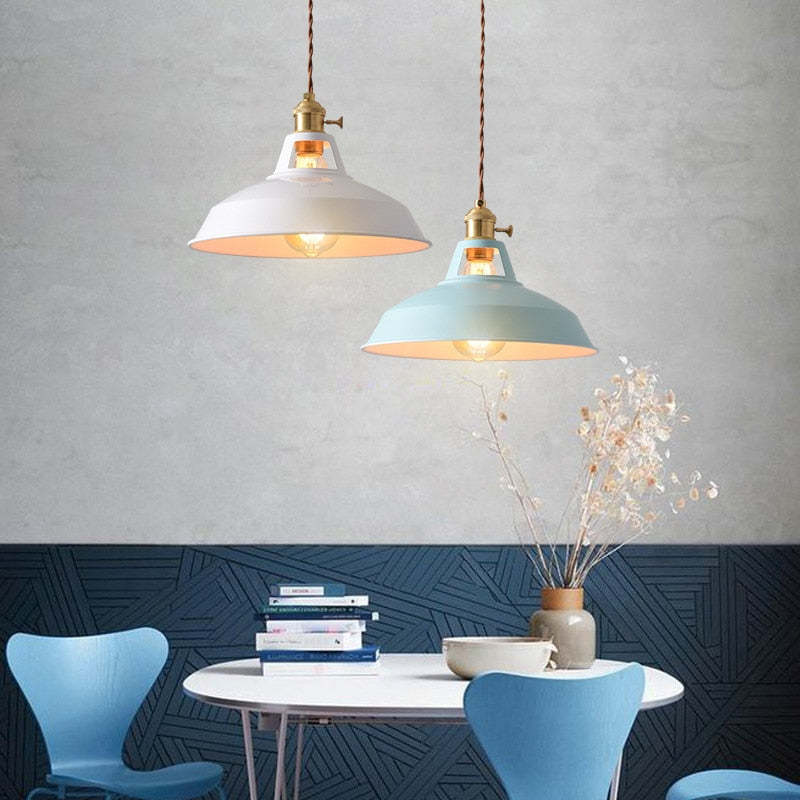 Moderne Hanglamp met Lampenkap – Stijlvolle Verlichting