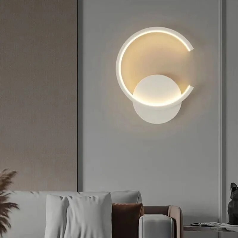 Luxe Moderne LED Wandlamp - Cirkel lamp