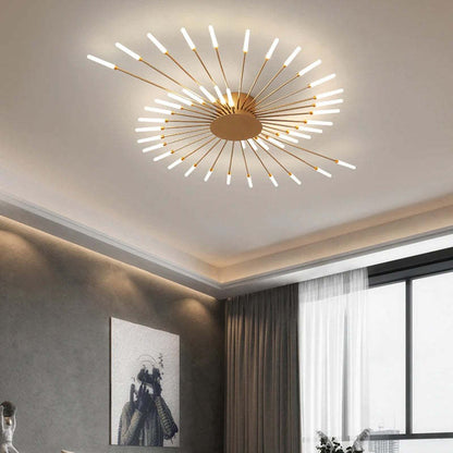 Luxe LED Plafondlampen - Elegante Spiraal Woon/slaapkamer Lamp