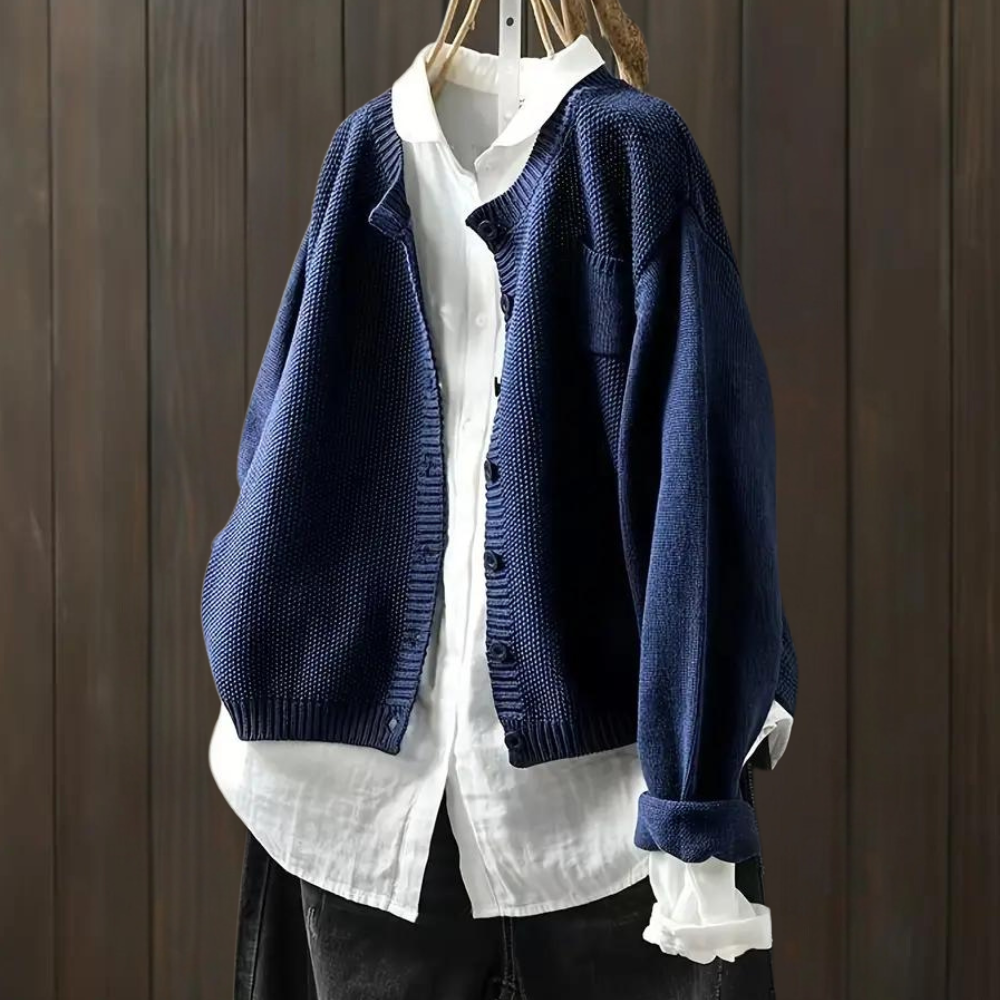 Elegance Cardigan Met Knopen - Dames vest