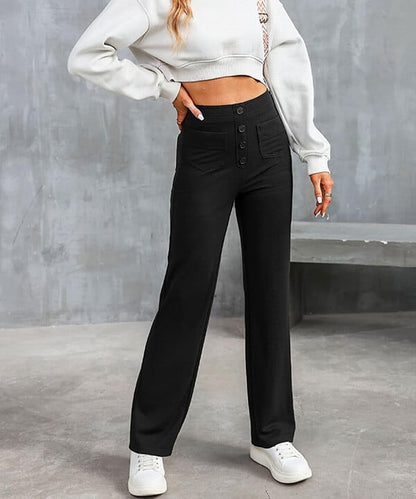 Elegante dames Broek met Hoge Taille - Perfecte pasvorm