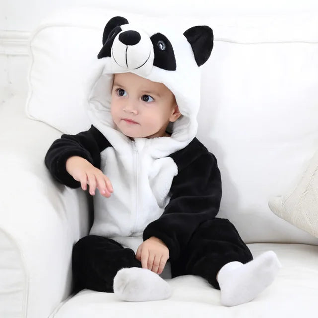 TinyBeasts - Dierlijke Baby Onesies, Super Zacht en Knuffelbaar