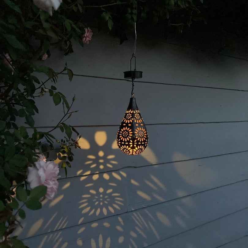 SolarGlow Tuin Hanglamp - Op Zonne-energie - Stijlvolle Verlichting voor Buiten