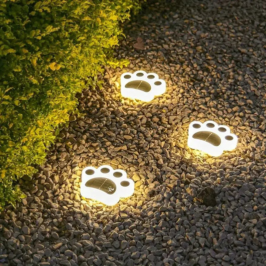 Draadloze Solar Dierenpoot - Sfeervol en luxe tuin verlichting