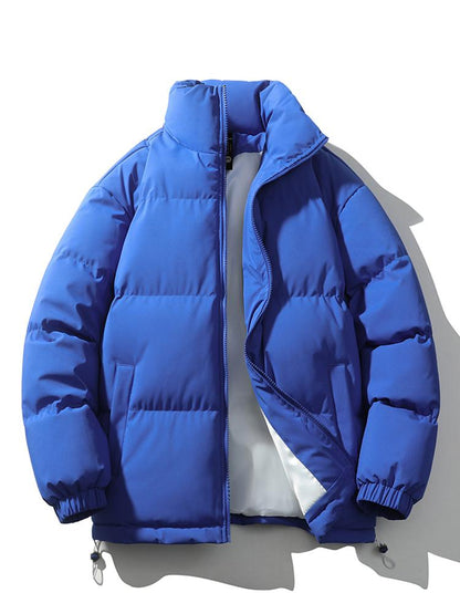 Stijlvolle Heren puffer jas - Gewatteerde oversized mode