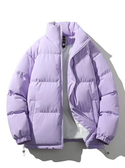 Stijlvolle Heren puffer jas - Gewatteerde oversized mode