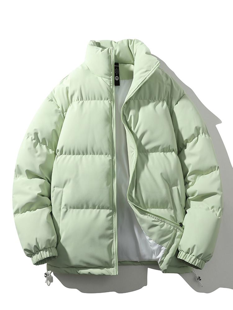 Stijlvolle Heren puffer jas - Gewatteerde oversized mode