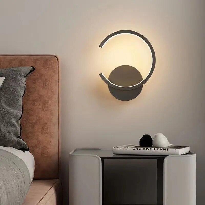 Luxe Moderne LED Wandlamp - Cirkel lamp