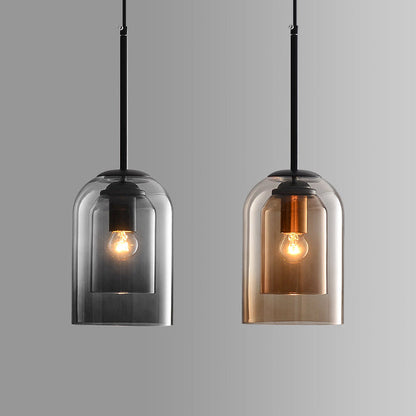 Dubbel Glas Hanglamp - Luxe en Stijlvolle woonkamer Lamp