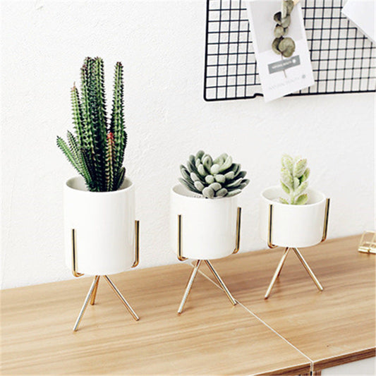 NordicBloom - Scandinavische Tripod Bloempot - Minimalistisch Design