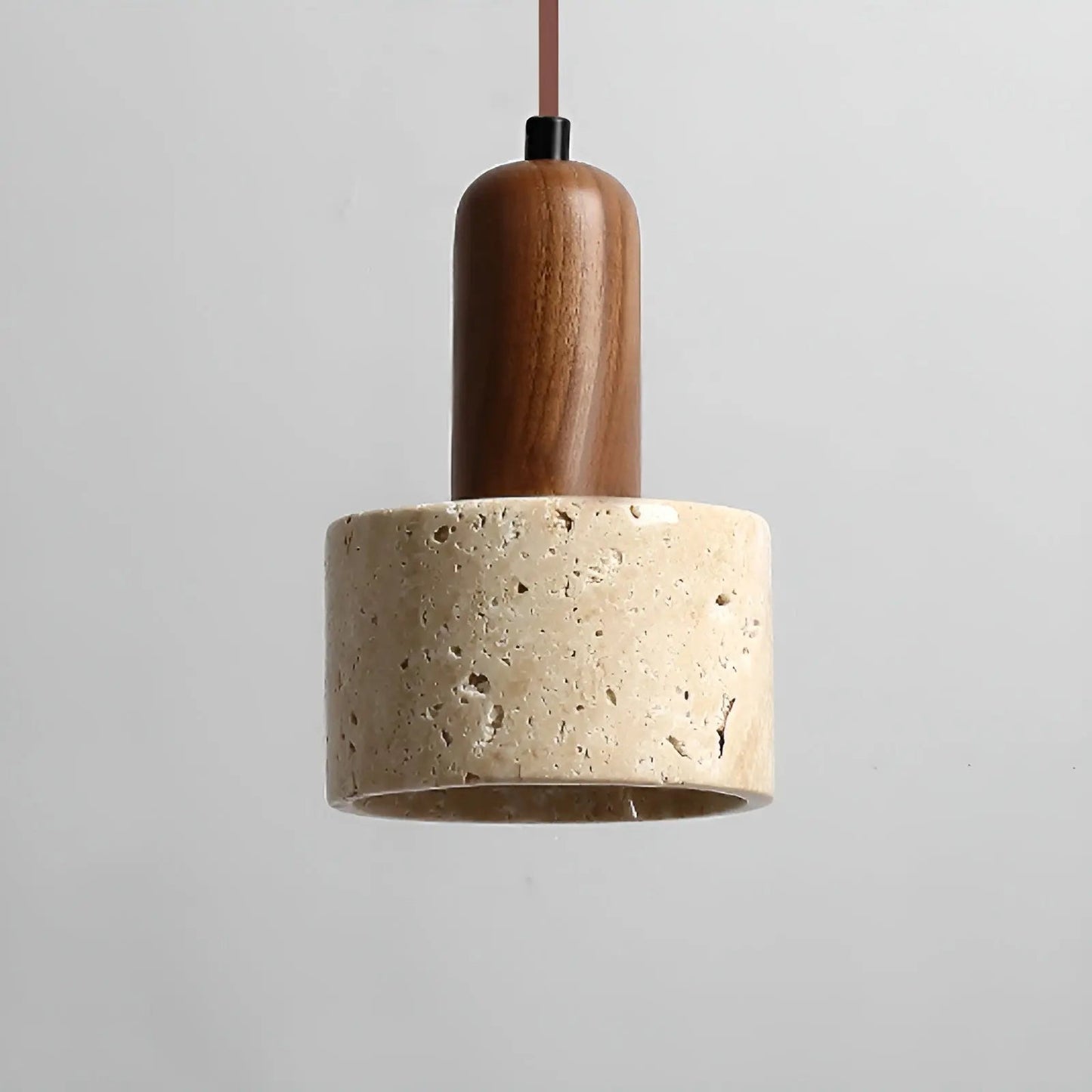 Natuursteen Hanglamp  - Japanse Wabi Sabi Plafondlamp