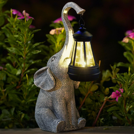 EleShine Tuinlamp - Olifant Design voor Een Magische Tuinsfeer