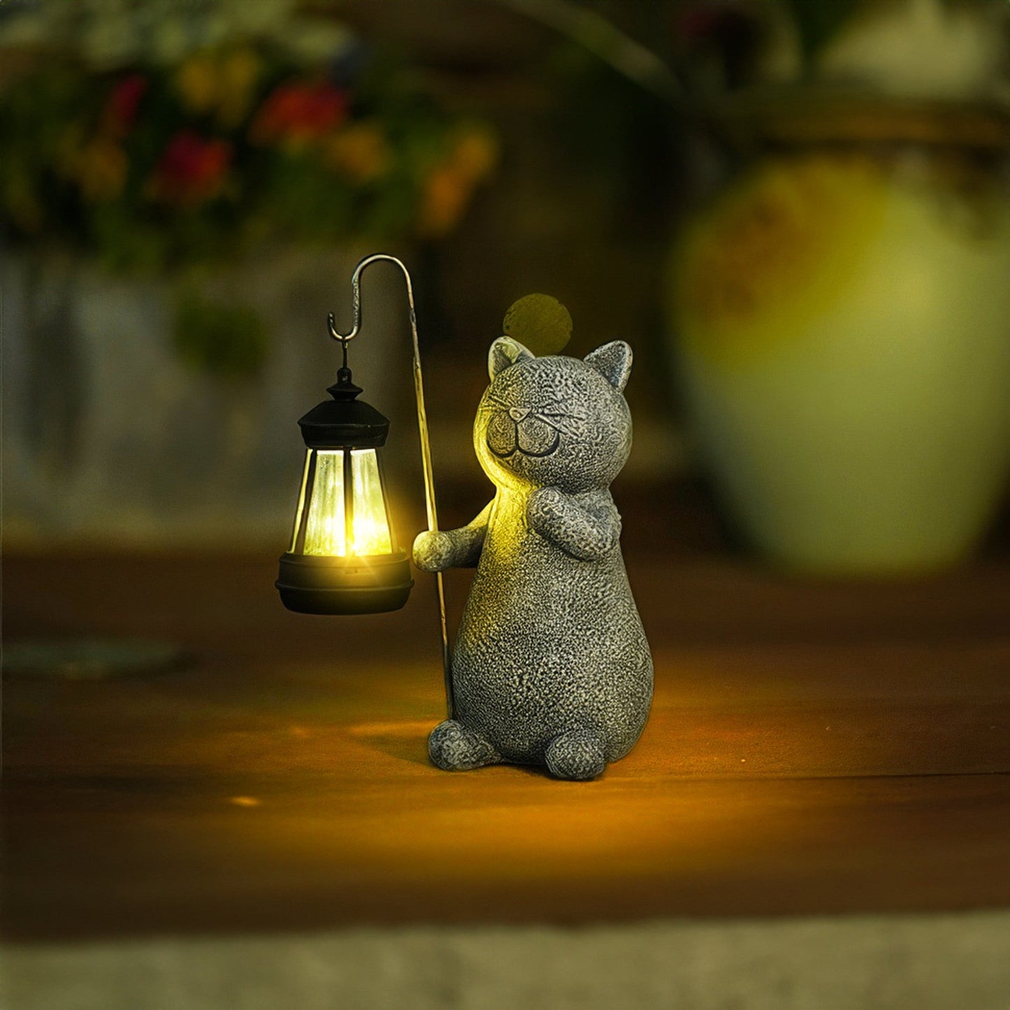 CatGlow Tuinlamp - Charmante Staande Kat Verlichting voor Buiten